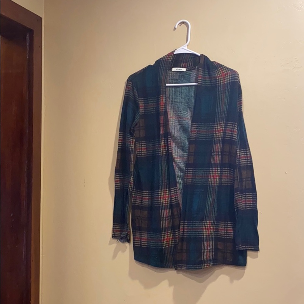 Flannel Cardigan